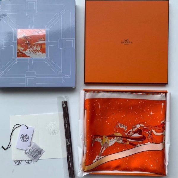 HERMES SPACCE DERBY SCARF 90 2