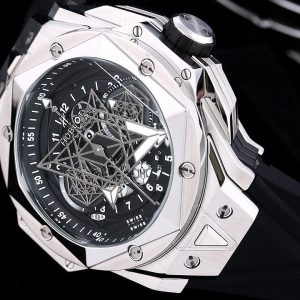 HUBLOT Big Bang Sang Bleu II black silver Watch 15