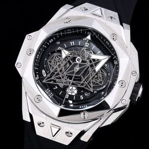 HUBLOT Big Bang Sang Bleu II black silver Watch 16