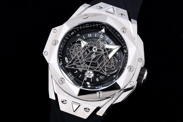HUBLOT Big Bang Sang Bleu II black silver Watch 7