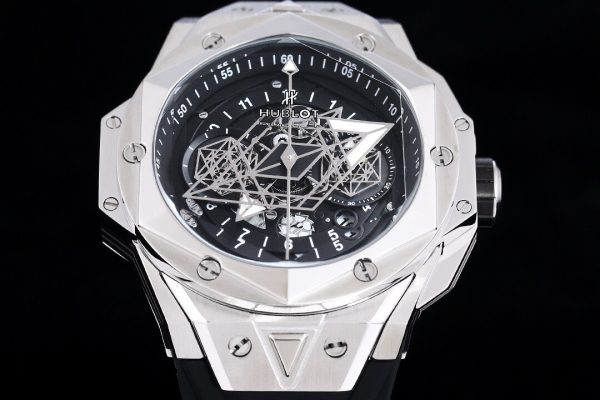 HUBLOT Big Bang Sang Bleu II black silver Watch 9
