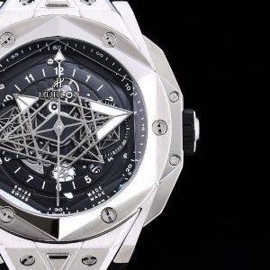 HUBLOT Big Bang Sang Bleu II black silver Watch 19