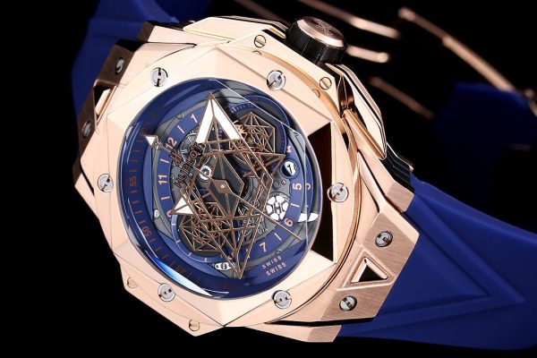 HUBLOT Big Bang Sang Bleu II blue gold Watch 6