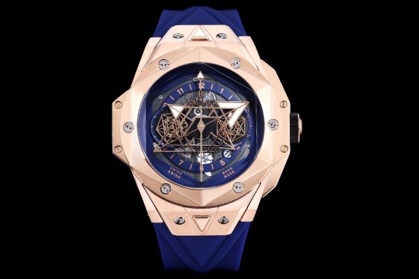 HUBLOT Big Bang Sang Bleu II blue gold Watch 1