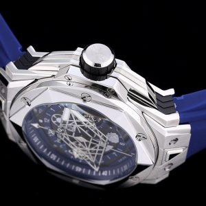 HUBLOT Big Bang Sang Bleu II blue silver Watch 12
