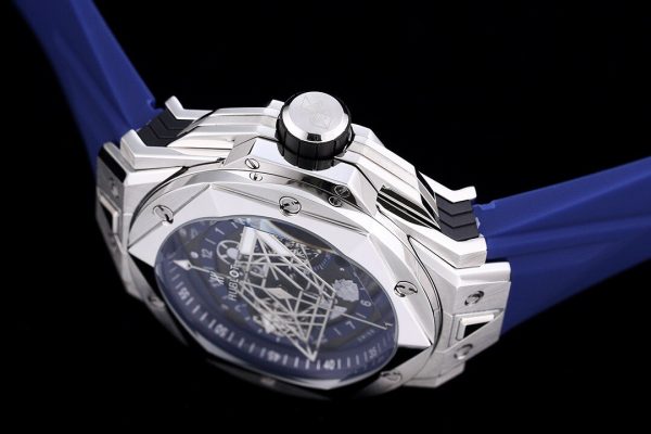 HUBLOT Big Bang Sang Bleu II blue silver Watch 3
