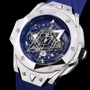 HUBLOT Big Bang Sang Bleu II blue silver Watch 15