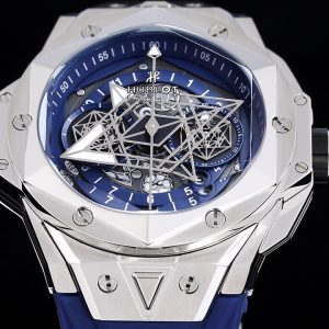 HUBLOT Big Bang Sang Bleu II blue silver Watch 16