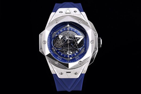 HUBLOT Big Bang Sang Bleu II blue silver Watch 1