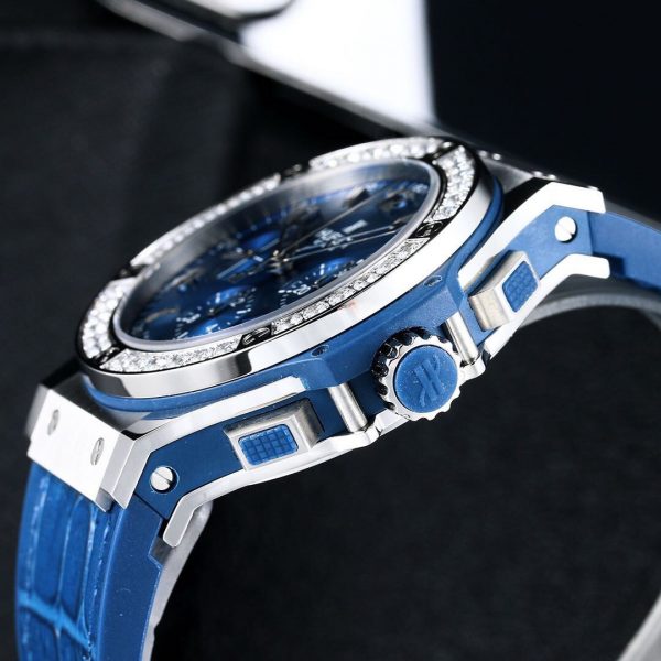 HUBLOT Big Bang V6 steel blue Watch 4