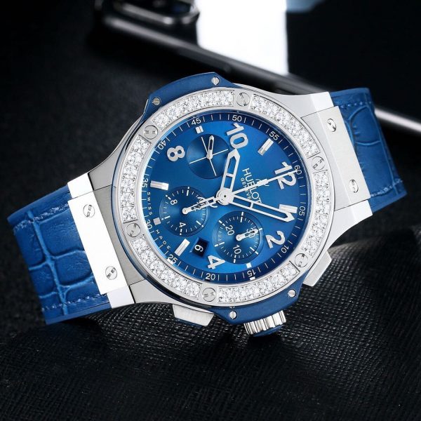 HUBLOT Big Bang V6 steel blue Watch 8