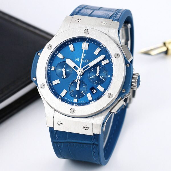 HUBLOT Big Bang V6 steel x blue Watch 9
