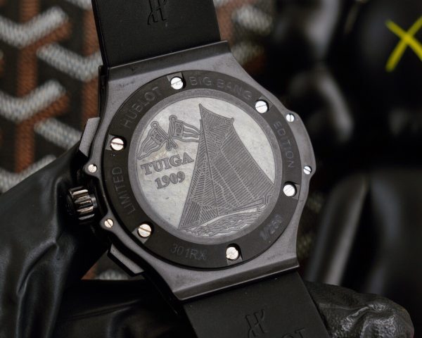 HUBLOT Bigbang crystal scratch-resistant mirror black Watch 5