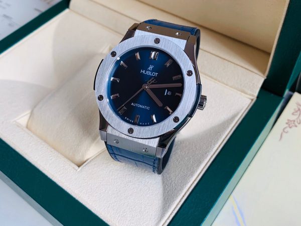 HUBLOT New Brand blue silver Watch 5