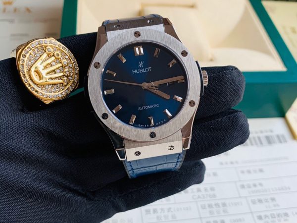 HUBLOT New Brand blue silver Watch 9