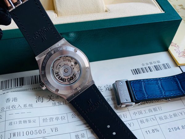 HUBLOT New Brand blue silver Watch 10