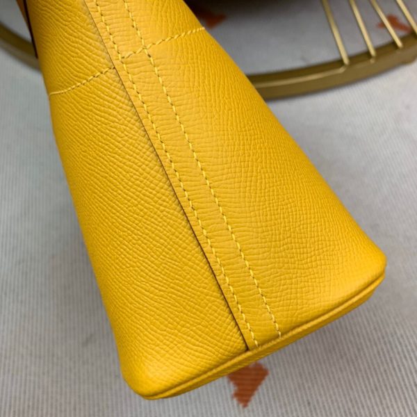 Hermes Bolide Epsom size 27 amber yellow Bag 5