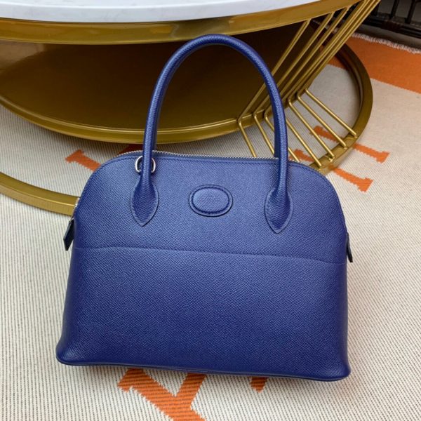 Hermes Bolide Epsom size 27 blue Bag 1