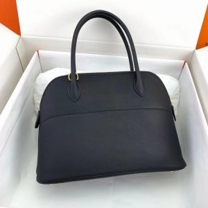 Hermes Bolide size 27 Epsom Leather 89 black Bag 15