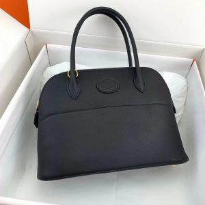 Hermes Bolide size 27 Epsom Leather 89 black Bag 17