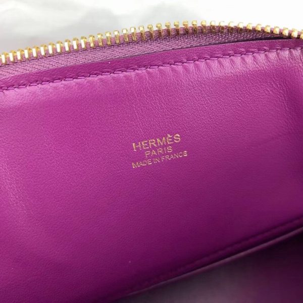 Hermes Bolide size 27 Epsom Leather P9 anemone purple Bag 3