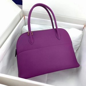 Hermes Bolide size 27 Epsom Leather P9 anemone purple Bag 15