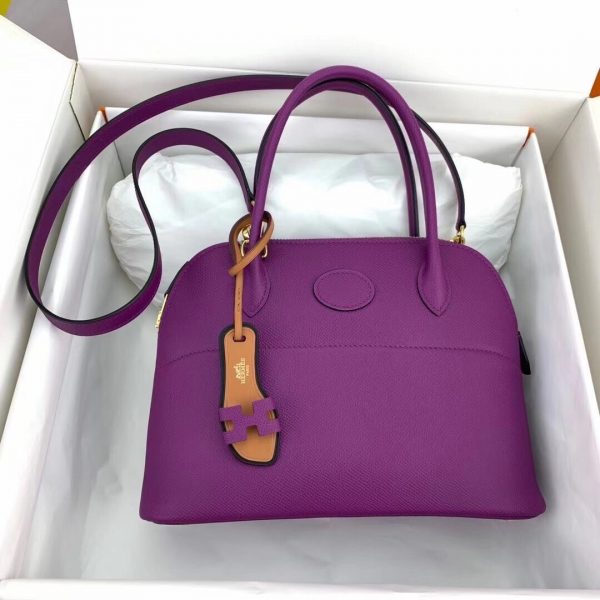 Hermes Bolide size 27 Epsom Leather P9 anemone purple Bag 1