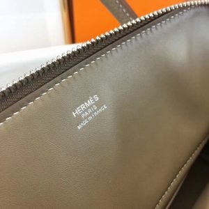 Hermes Bolide size 31 Epsom Leather CK18 elephant gray Bag 11