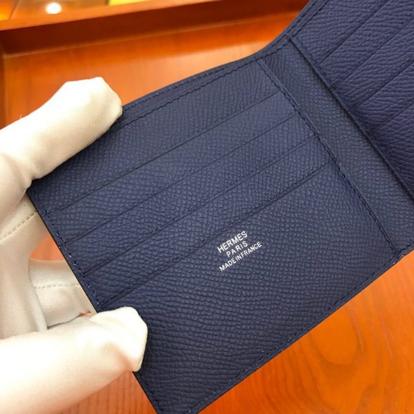 Hermes Epsom size 11 dark blue Wallet 2