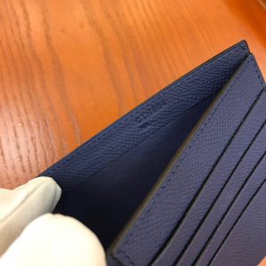 Hermes Epsom size 11 dark blue Wallet 9