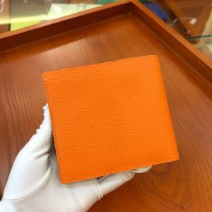 Hermes Epsom size 11 orange Wallet 12