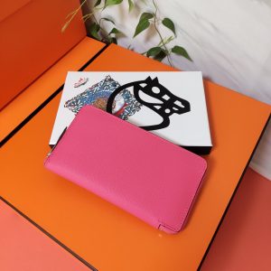 Hermes Epsom size 20 dark pink Wallet 17