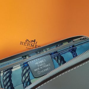 Hermes Epsom size 20 gray Wallet 13