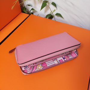 Hermes Epsom size 20 light pink Wallet 12