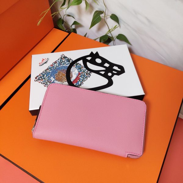 Hermes Epsom size 20 light pink Wallet 6