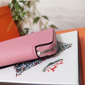 Hermes Epsom size 20 light pink Wallet 17