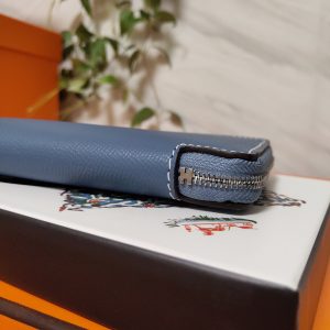 Hermes Epsom size 20 royal blue Wallet 14
