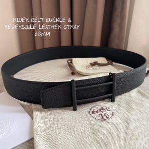 Hermes RIDER BELT BUCKLE 38MM black Belts 15