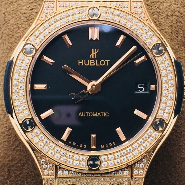 Hublot Classic Fusion HB Factory black gold jewelry Watch 6