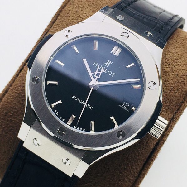 Hublot Classic Fusion HB Factory black silver Watch 6