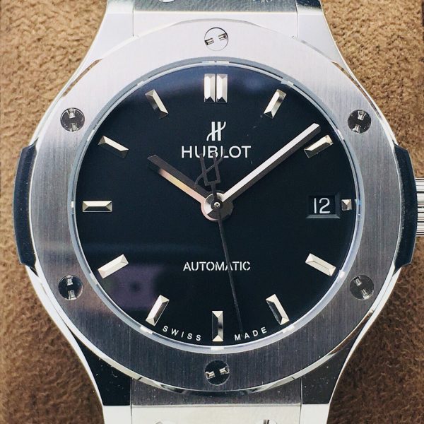 Hublot Classic Fusion HB Factory black silver Watch 8
