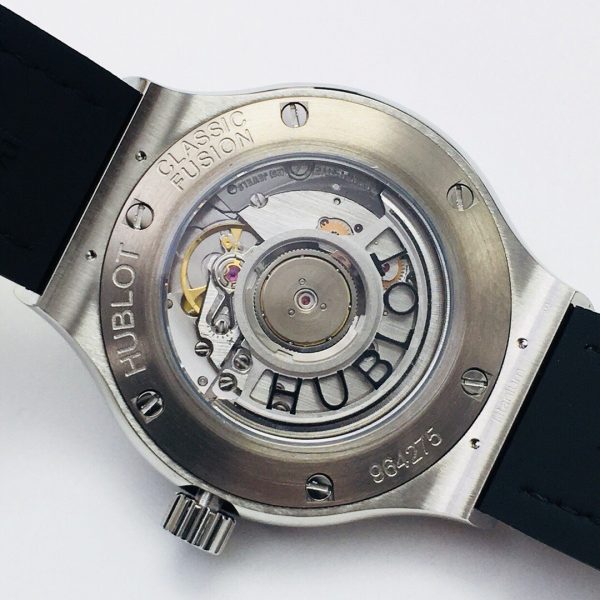 Hublot Classic Fusion HB Factory black silver jewelry Watch 2