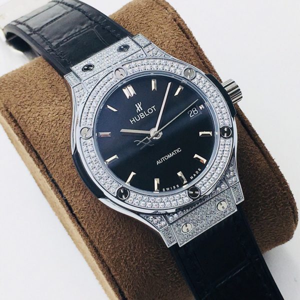 Hublot Classic Fusion HB Factory black silver jewelry Watch 7