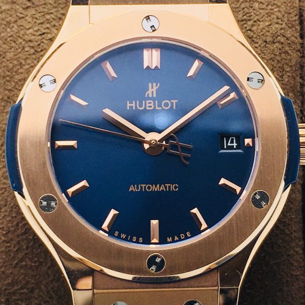 Hublot Classic Fusion HB Factory blue gold Watch 5