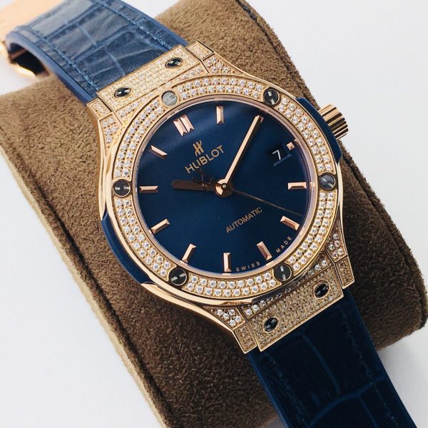 Hublot Classic Fusion HB Factory blue gold jewelry Watch 9