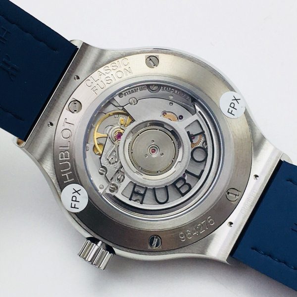 Hublot Classic Fusion HB Factory blue silver Watch 4