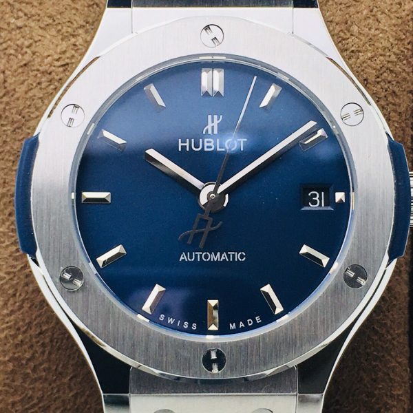 Hublot Classic Fusion HB Factory blue silver Watch 7