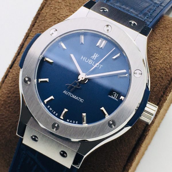 Hublot Classic Fusion HB Factory blue silver Watch 10