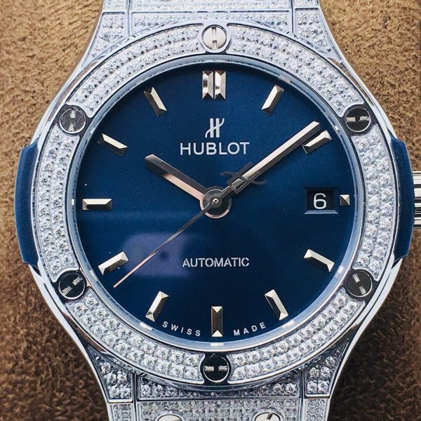 Hublot Classic Fusion HB Factory blue silver jewelry Watch 7