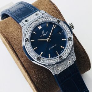 Hublot Classic Fusion HB Factory blue silver jewelry Watch 19